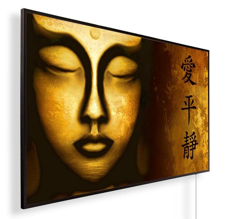 Könighaus Infrarotheizung mit Motiv Goldener Buddha 119