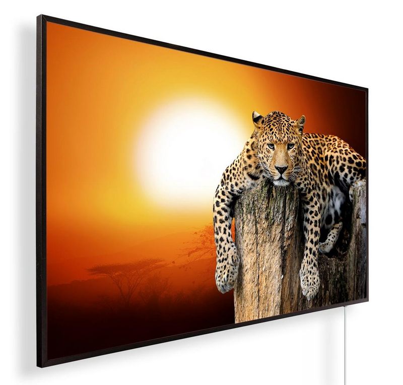Könighaus Infrarotheizung mit Motiv Leopard 62